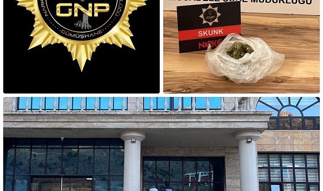 Gümüşhane Emniyeti uyuşturucu tacirlerine göz açtırmıyor