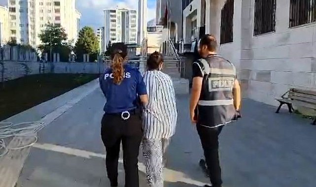 Hırsızlıktan 18 yıla yakın hapis cezası olan kadın yakalandı
