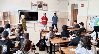 Hisarcık'ta ortaokul öğrencilerine Anadolu Lisesi tanıtıldı