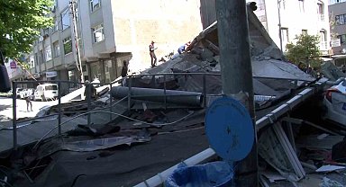 İstanbul Valiliği: "Küçükçekmece'de 3 katlı bina çöktü"