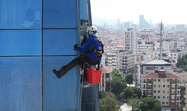 İstanbul'un örümcek adamları havadan görüntülendi