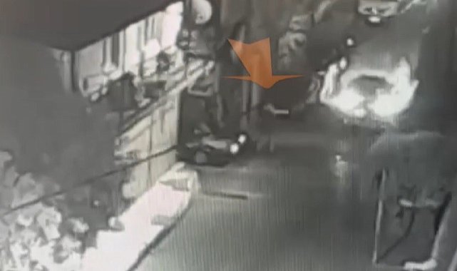 İzmir'deki intikam cinayeti kamerada