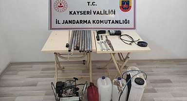 Kaçak kazıya suçüstü: 6 gözaltı