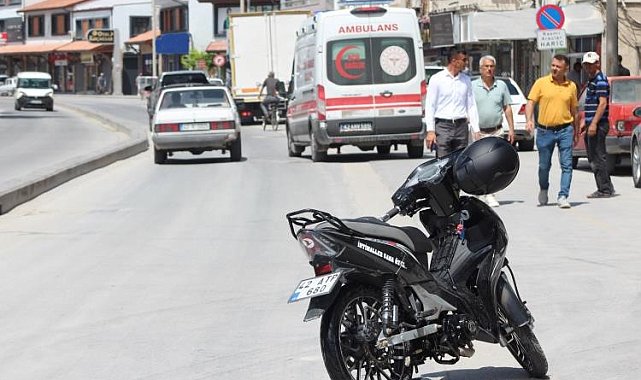 Karapınar'da motosiklet kazası: 1 yaralı