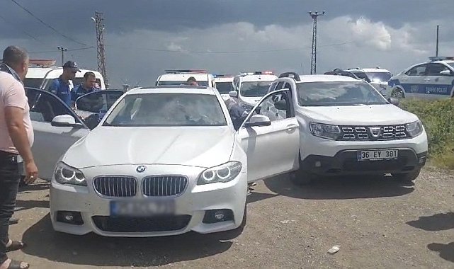 Kars'ta polisin dur ihtarına uymayan sürücü takip sonucu yakalandı