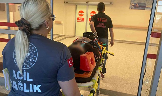 Kırmızı ışıkta duran otomobile çarptı: 1 yaralı