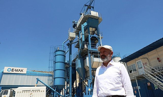 Kocasinan Belediyesi'nden en yüksek kapasiteye sahip asfalt plenti