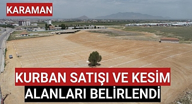 KURBAN SATIŞI VE KESİM ALANLARI BELİRLENDİ