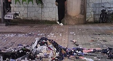 Kuzey Kore'den Güney Kore'ye çöp taşıyan 600 balon daha