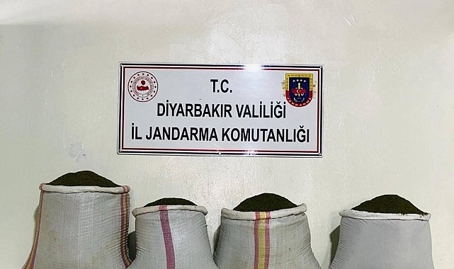 Lice'de 68 kilo esrar ele geçirildi
