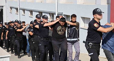 "Altınyüzük" organize suç örgütüne yönelik yapılan operasyonda 28 kişi tutuklandı