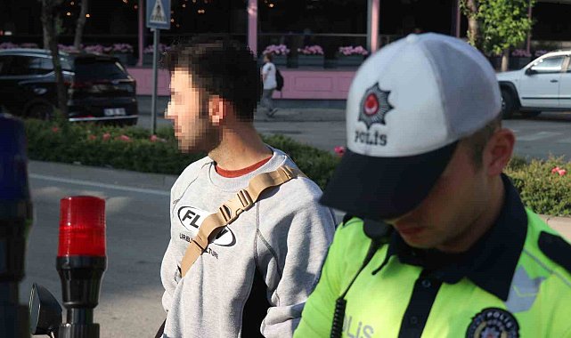"Dur" ihtarına uymadı motosikleti bağlandı: 7 bin 945 lira ceza yedi