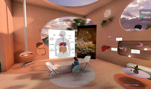Samsun'un kırsal mahalle okuluna metaverse sınıfı