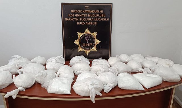 Şanlıurfa'da son 4 yılın en yüksek uyuşturucu miktarı ele geçirildi