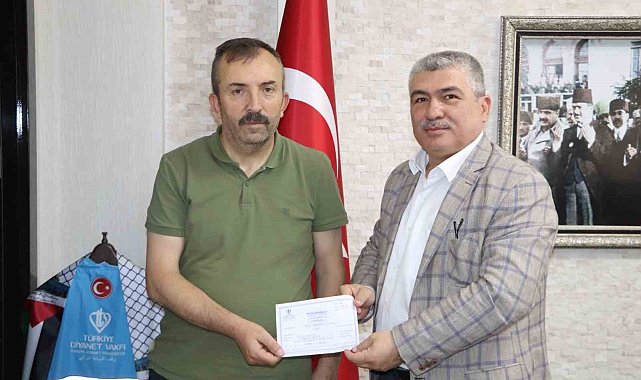 Şehit annesinden anlamlı bağış