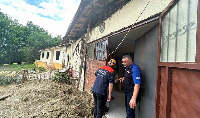 Sivas'ta heyelan meydana geldi, facianın eşiğinden dönüldü