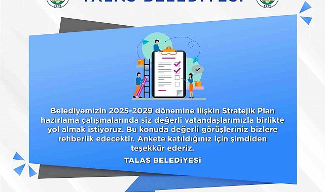Talas'ta stratejik planlama için anket
