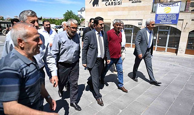 Taşkın, Eskimalatya'da esnaflarla bir araya geldi