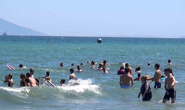 Tekirdağ sahillerinde bayram yoğunluğu