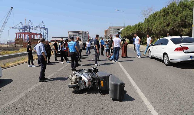 Tekirdağ'da motosiklet kazası: 2 yaralı