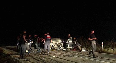 Tekirdağ'da zincirleme kaza: 3 ölü, 4 yaralı