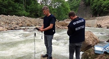 Trabzon'un derelerinin su kaynakları temiz çıktı