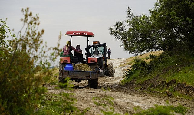 Yunusemre'den 200 kilometrelik ova yoluna bakım