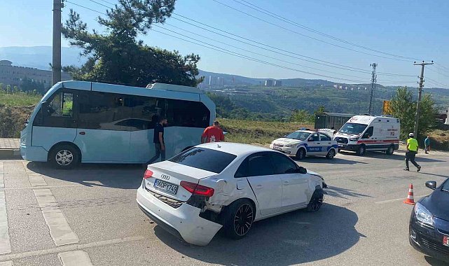 Zincirleme kaza kamerada: 1 yaralı