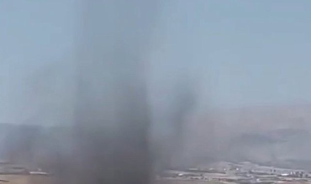 Adıyaman'da hortum görüntülendi