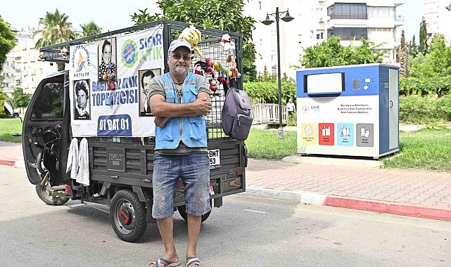 Akıllı konteynerlere bir ayda 350 kilo atık atıldı