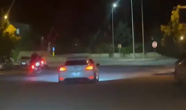 ATV sürücüsünün tehlikeli yolcuğu hayrete düşürdü