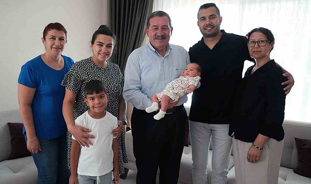 Başkan Topuz'dan 'Hoş geldin bebek' ziyareti