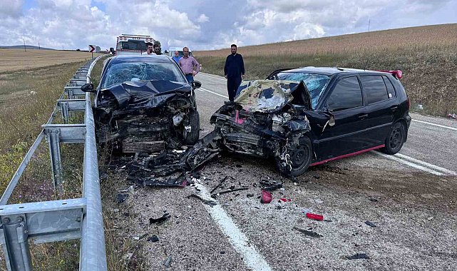 Bayburt'ta trafik kazası: 5 yaralı