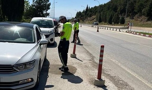Bilecik'te 78 araç sürücüsüne 85 bin 258 TL para cezası