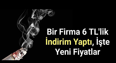 Bir firma 6 TL'lik indirim yaptı, işte yeni fiyatlar