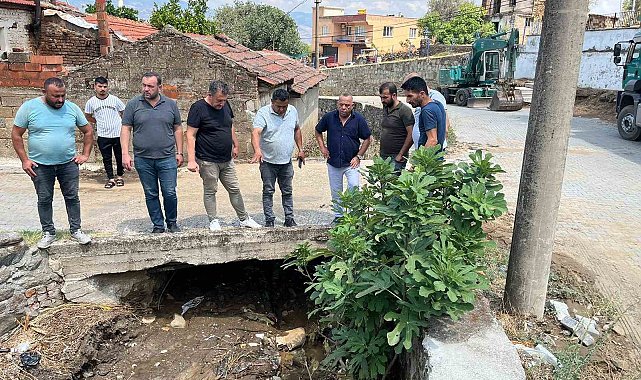 Bozdoğan'da selin izleri hızla siliniyor