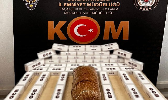 Burdur'da kaçakçılık operasyonunda çok sayıda kaçak sigara ele geçirildi