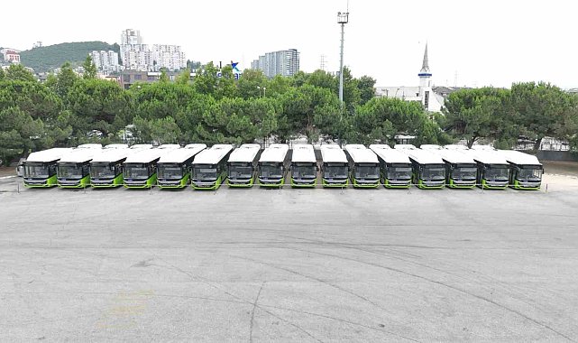 Büyükşehir'in 20 yeni otobüsü teslim edildi