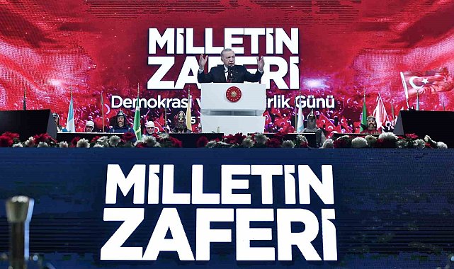 Cumhurbaşkanı Erdoğan: "15 Temmuz'un işaret fişeği esasında bizim 'one minute' çıkışımızdan hemen sonra atıldı"