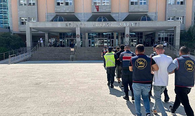 Edirne'de JASAT dedektifleri işbaşında: 7 suç makinesi yakalandı