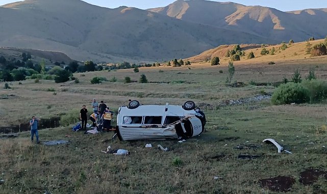 Erzincan'da trafik kazası: 1 ölü, 6 yaralı
