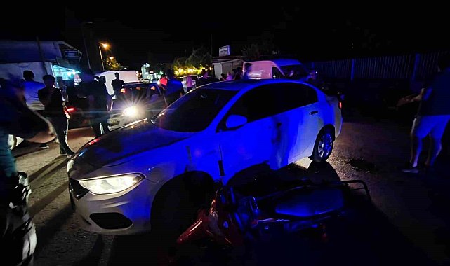 Gaziantep'te otomobil ile motosiklet çarpıştı: 2 yaralı