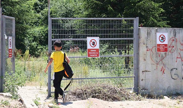 Girilmesi yasak olan gölete girenlere binlerce lira ceza kesildi