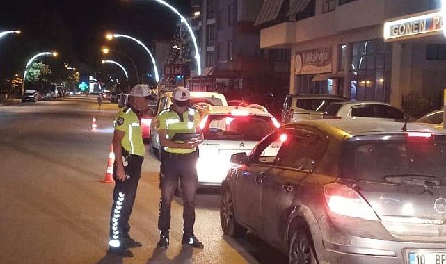 Gönen ve çevre ilçelerde huzur uygulaması