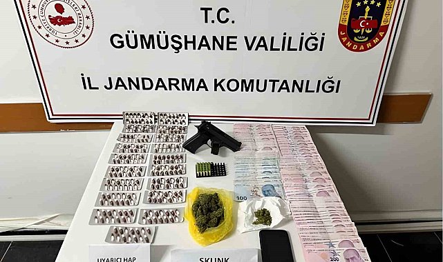 Gümüşhane'de jandarmadan uyuşturucu operasyonu
