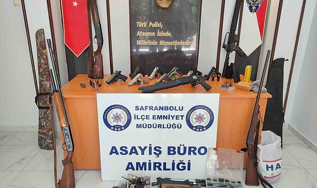 Kaçak silah tamiri yapan atölyeye baskın: 1 gözaltı