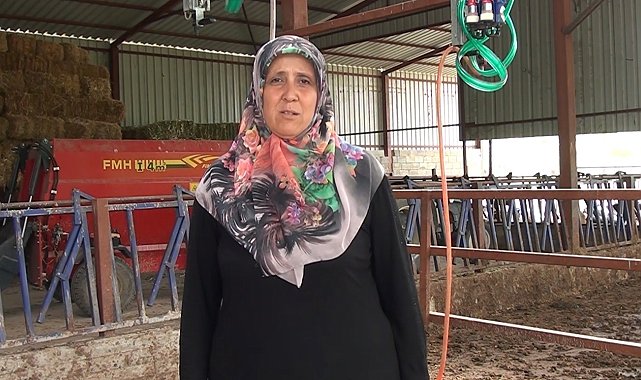 Kadın yetiştirici aldığı tarım destekleriyle aile işletmesini büyüttü