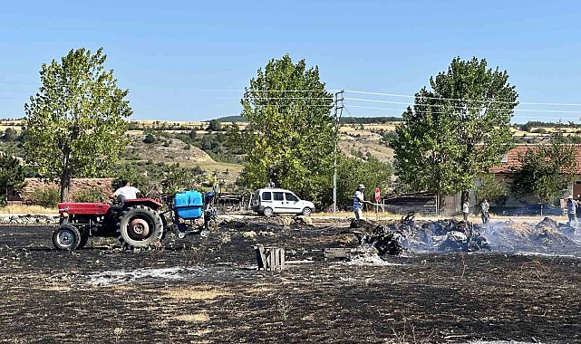 Kastamonu'da tarlada çıkan yangın ormana sıçradı: Hızlı müdahale ile söndürüldü