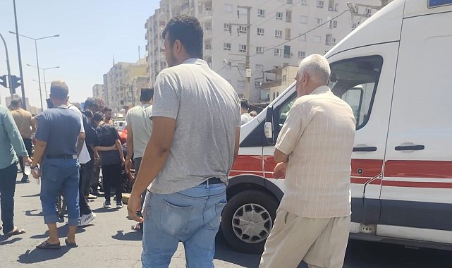 Kızıltepe'de otomobilin çarptığı yaşlı adam yaralandı
