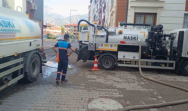MASKİ'den şiddetli yağışa hızlı müdahale